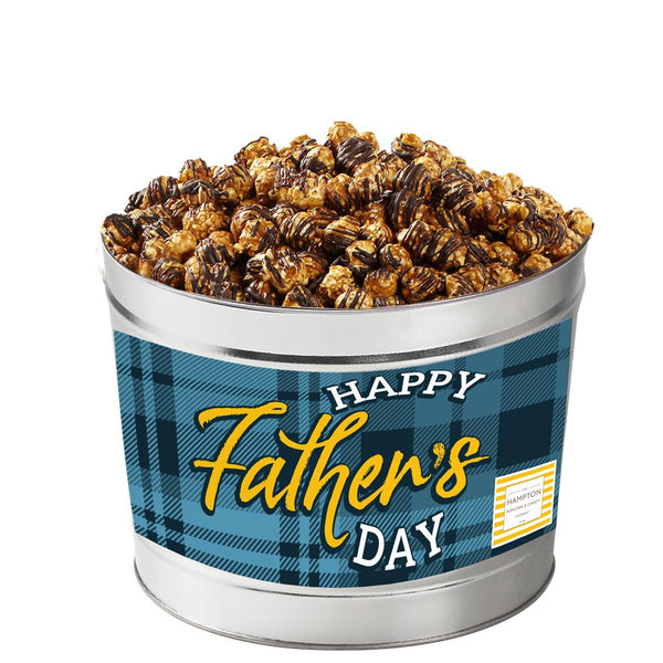 Chocolate Caramel Sea Salt Crunch Popcorn Tin
