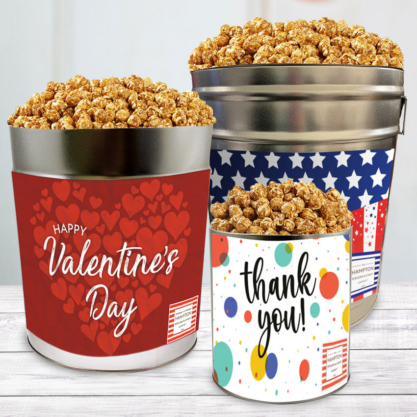 Caramel Popcorn Tin