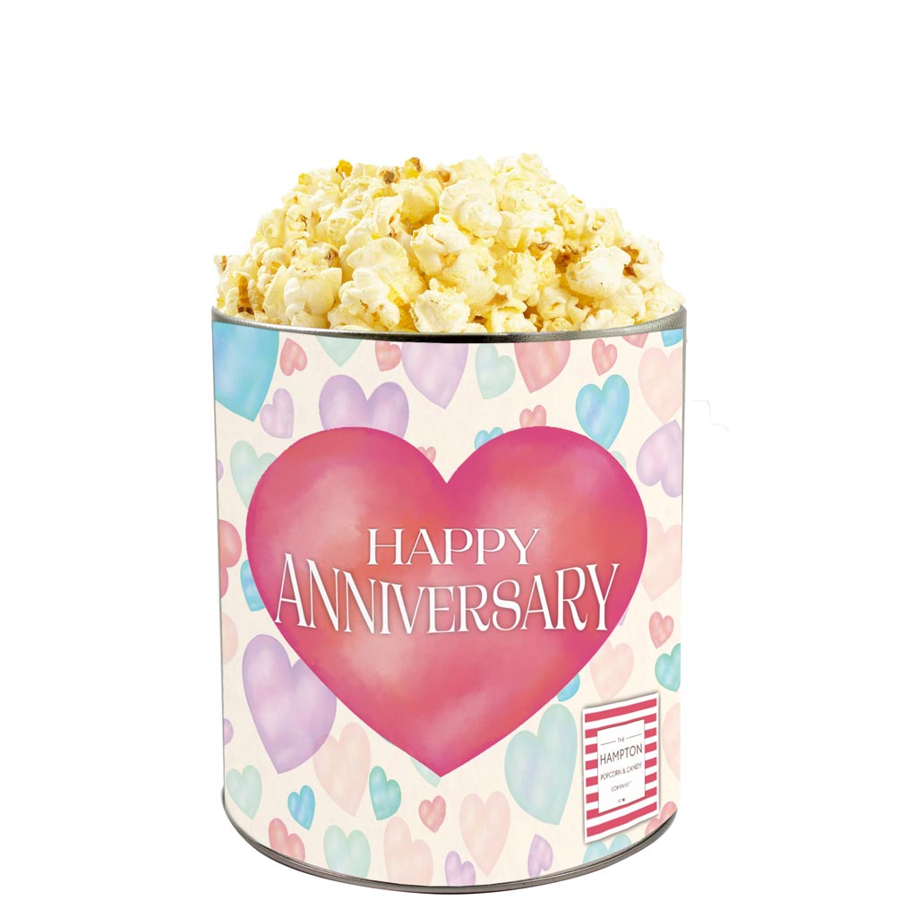 Butter Popcorn Tin Gourmet Popcorn Gifts by Hampton Popcorn